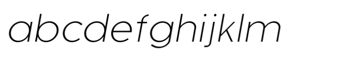 Qargeo Thin Italic FONT