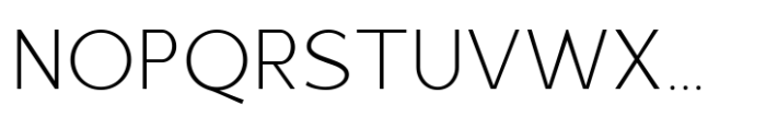 Qargeo Thin Font UPPERCASE