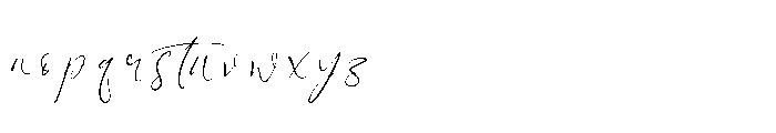 Qarlesya Regular Font LOWERCASE