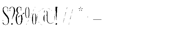 Qartech Regular Font OTHER CHARS