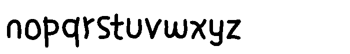 Qarume Light Font LOWERCASE