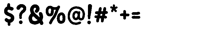Qarume Regular Font OTHER CHARS
