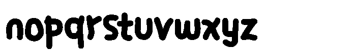 Qarume Regular Font LOWERCASE
