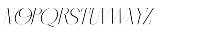 Qasnors Italic Font UPPERCASE
