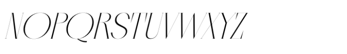 Qasnors Italic Font LOWERCASE
