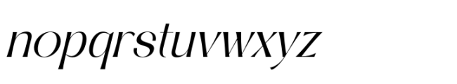 Qasntel Italic Font LOWERCASE