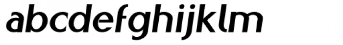 Qatana Bold Italic Font LOWERCASE