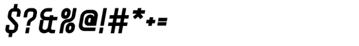 Qatar Rounded Italic Font OTHER CHARS