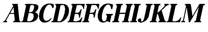 Qatarist Black Condensed Slanted Font UPPERCASE