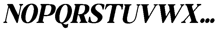 Qatarist Black Condensed Slanted Font UPPERCASE