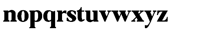 Qatarist Black Condensed Font LOWERCASE