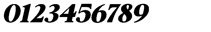 Qatarist Black Expanded Slanted Font OTHER CHARS