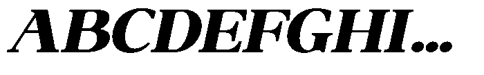 Qatarist Black Extra Expanded Slanted Font UPPERCASE