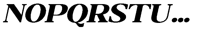 Qatarist Black Extra Expanded Slanted Font UPPERCASE