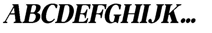 Qatarist Black Semi Condensed Slanted Font UPPERCASE