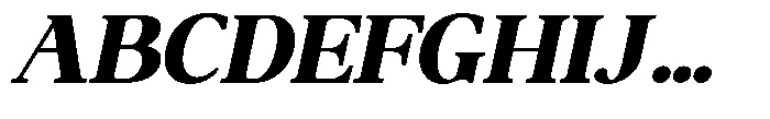 Qatarist Black Semi Expanded Slanted Font UPPERCASE