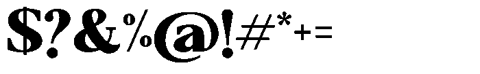 Qatarist Black Semi Expanded Font OTHER CHARS