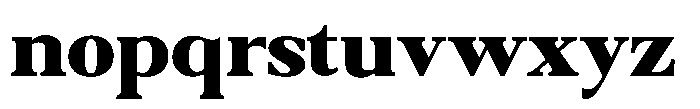 Qatarist Black Semi Expanded Font LOWERCASE