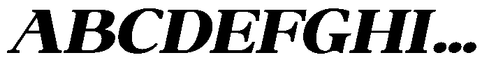 Qatarist Black Ultra Expanded Slanted Font UPPERCASE