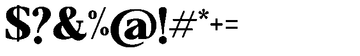 Qatarist Black Font OTHER CHARS