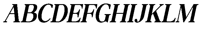 Qatarist Bold Condensed Slanted Font UPPERCASE