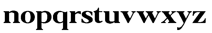 Qatarist Bold Expanded Font LOWERCASE