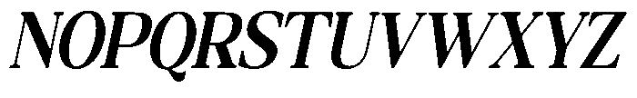 Qatarist Bold Extra Condensed Slanted Font UPPERCASE