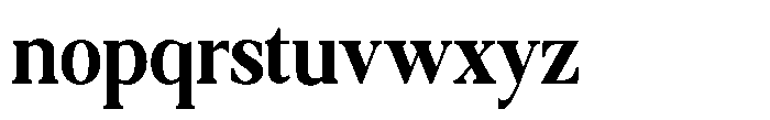 Qatarist Bold Extra Condensed Font LOWERCASE
