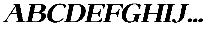 Qatarist Bold Extra Expanded Slanted Font UPPERCASE