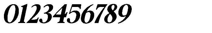 Qatarist Bold Slanted Font OTHER CHARS