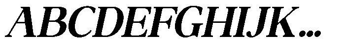 Qatarist Bold Slanted Font UPPERCASE