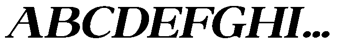 Qatarist Bold Ultra Expanded Slanted Font UPPERCASE