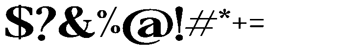 Qatarist Bold Ultra Expanded Font OTHER CHARS