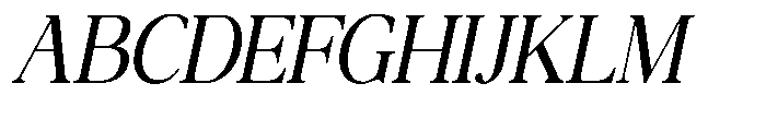 Qatarist Condensed Slanted Font UPPERCASE