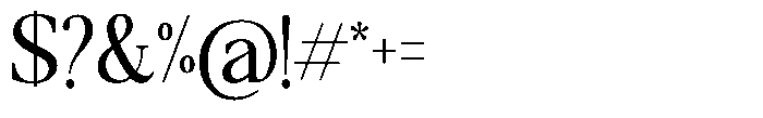 Qatarist Condensed Font OTHER CHARS