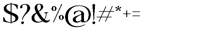 Qatarist Expanded Font OTHER CHARS