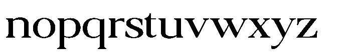 Qatarist Expanded Font LOWERCASE