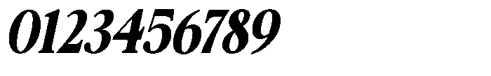 Qatarist Extra Bold Condensed Slanted Font OTHER CHARS