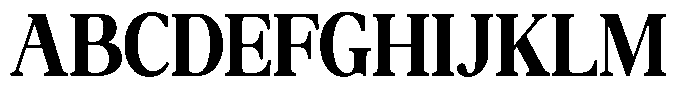 Qatarist Extra Bold Condensed Font UPPERCASE