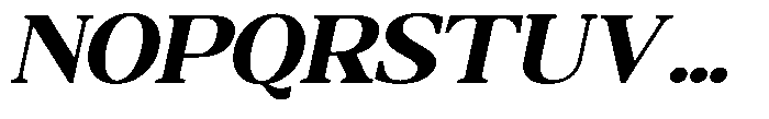 Qatarist Extra Bold Expanded Slanted Font UPPERCASE