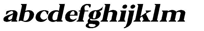 Qatarist Extra Bold Expanded Slanted FONT
