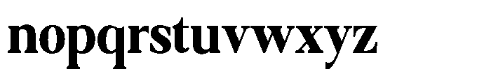 Qatarist Extra Bold Extra Condensed Font LOWERCASE