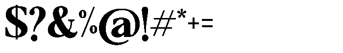 Qatarist Extra Bold Semi Condensed Font OTHER CHARS