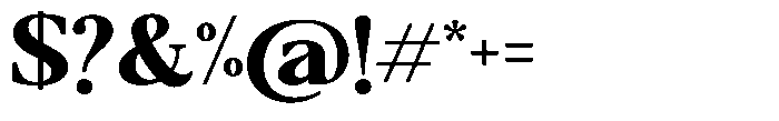 Qatarist Extra Bold Semi Expanded Font OTHER CHARS