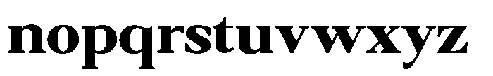 Qatarist Extra Bold Semi Expanded Font LOWERCASE