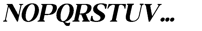 Qatarist Extra Bold Slanted Font UPPERCASE