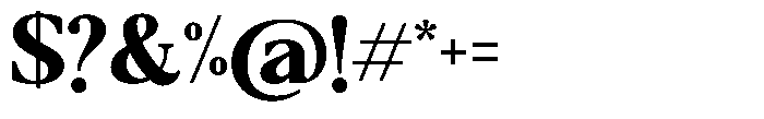 Qatarist Extra Bold Font OTHER CHARS