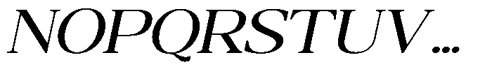 Qatarist Extra Expanded Slanted Font UPPERCASE