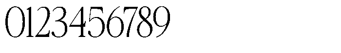 Qatarist Extra Light Condensed Font OTHER CHARS