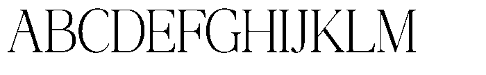 Qatarist Extra Light Condensed Font UPPERCASE